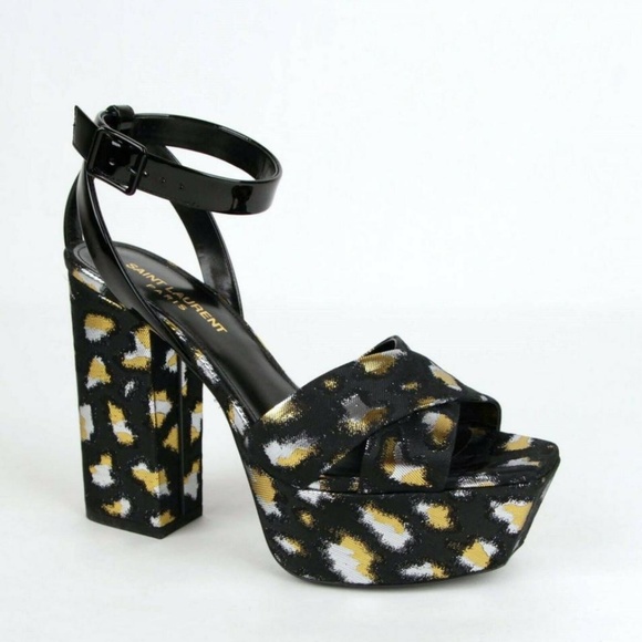 Saint Laurent Farrah Platform Sandals